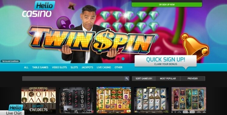 Hello casino review