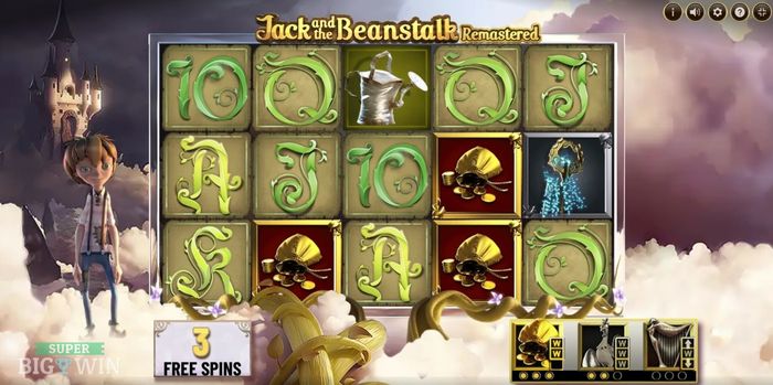 Jack and the beanstalk slot key feature