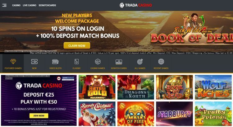 Tradacasino review spelaanbod