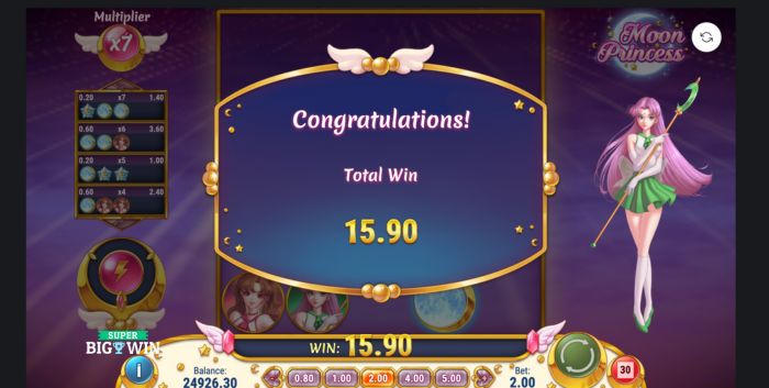 moon princess big win