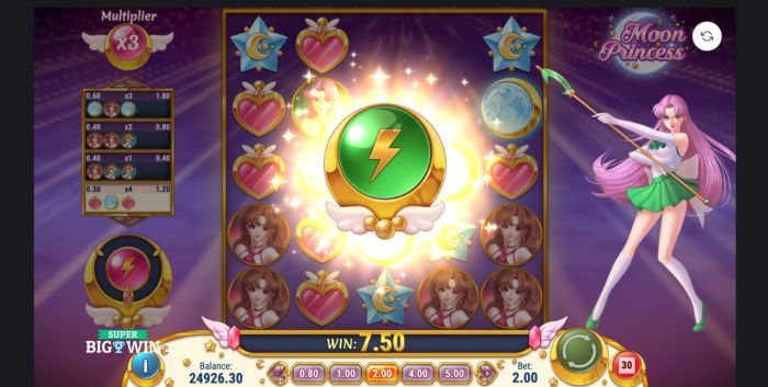 storm princess geactiveerd in Moon princess slot