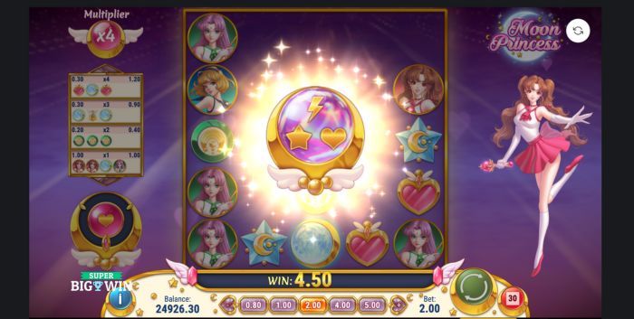 Moon Princess trinity feature