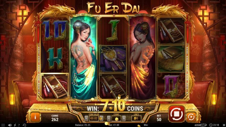 Fu er dai play n go wilds win