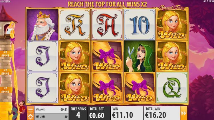 Rapunzel's Tower quickspin