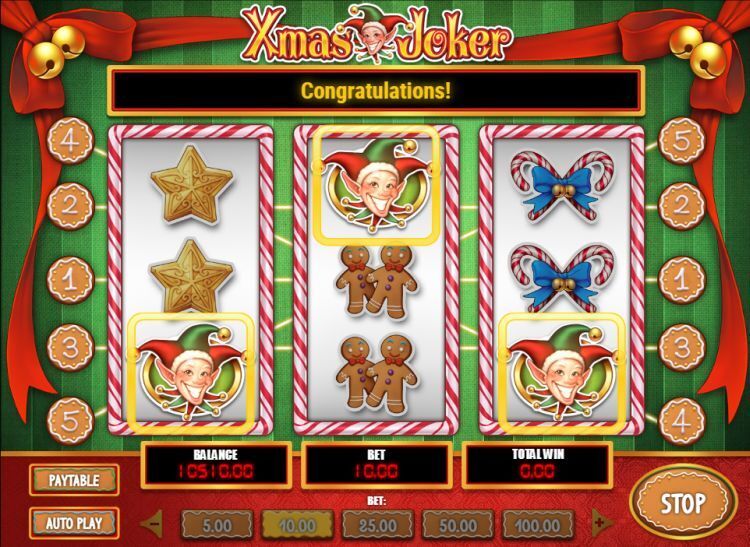 Xmas joker leuke kerstmis slot