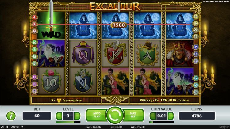 Excalibur Netent review