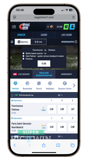 sportweddenschappen bij casino zonder CRUKS VegasHero
