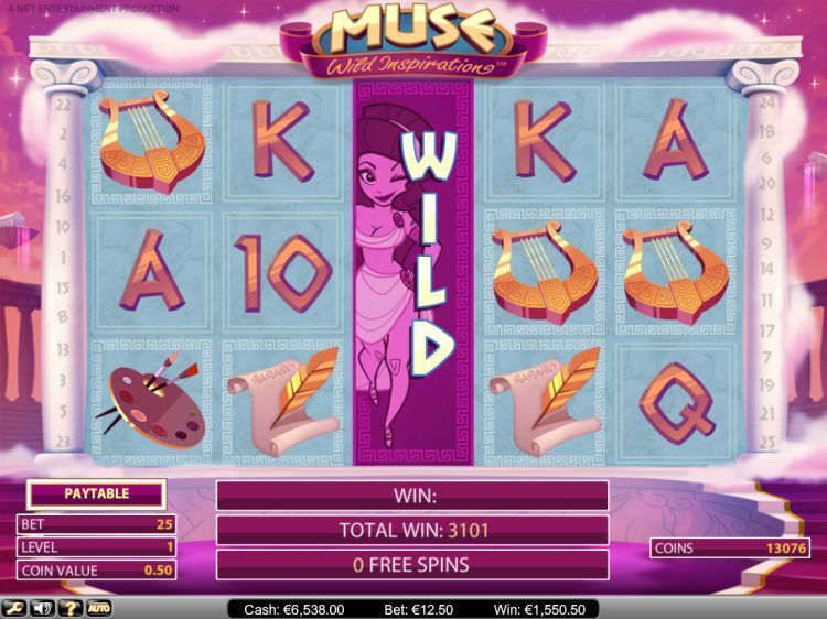 Muse slot review netent