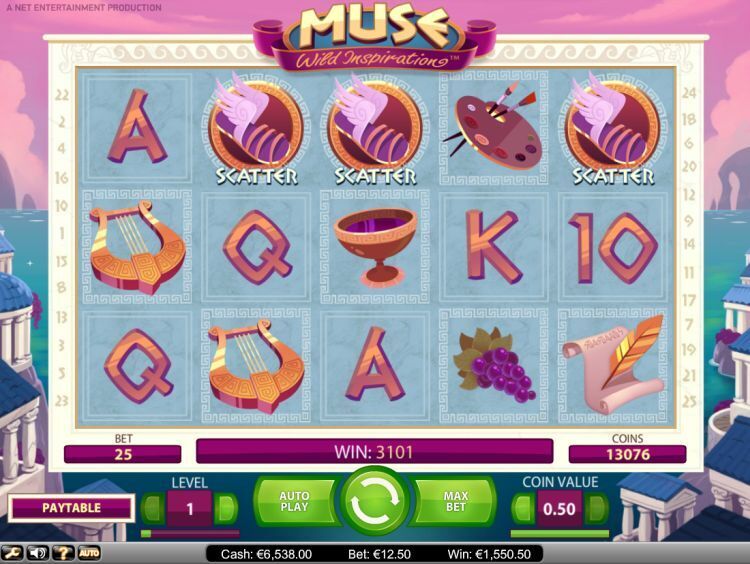Muse slot review netent