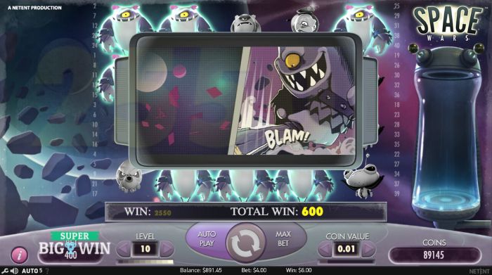 space wars big win