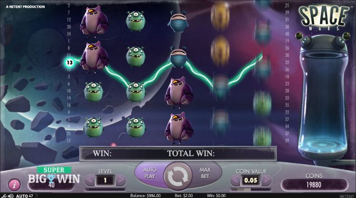 space wars slot review