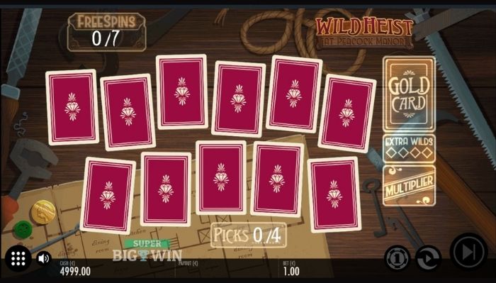 Wild Heist at Peacock Manor pick n click