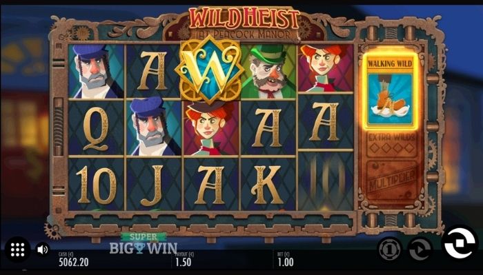 Wild Heist at Peacock Manor walking wild