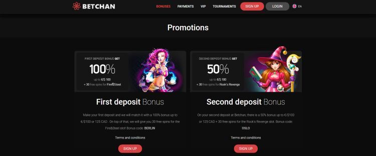 betchan casino bonus