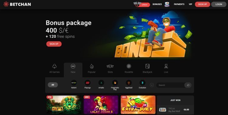 betchan casino review spelaanbod