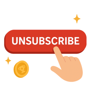 te veel geld verloren: unsubscribe