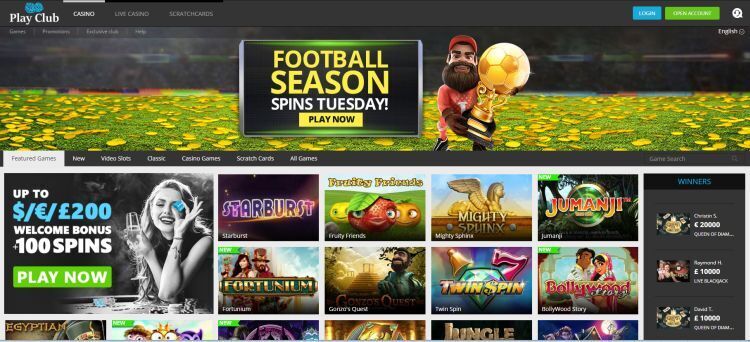 Play Club casino review