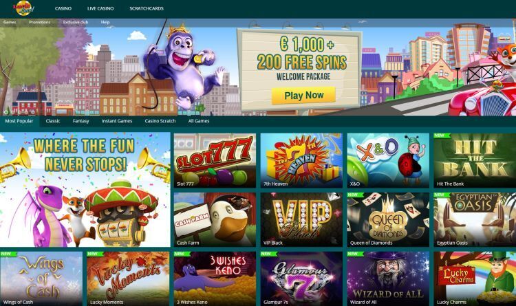 Luckland online krasloten