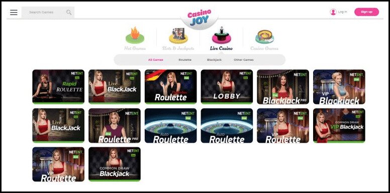 Casino joy review live casino
