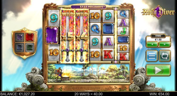 holy diver slot review bonus chest wilds