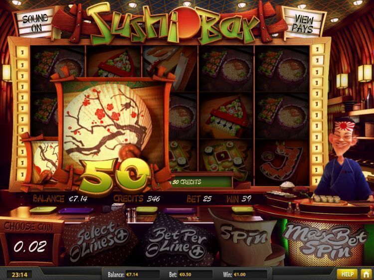 sushi-bar slot review betsoft win