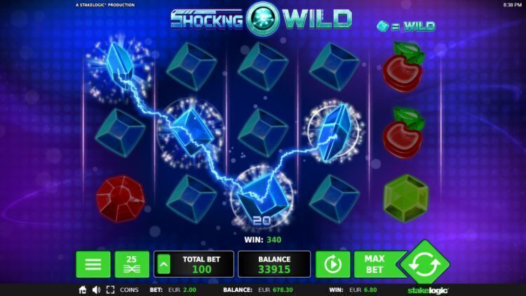 shocking wild gokkast review stakelogic
