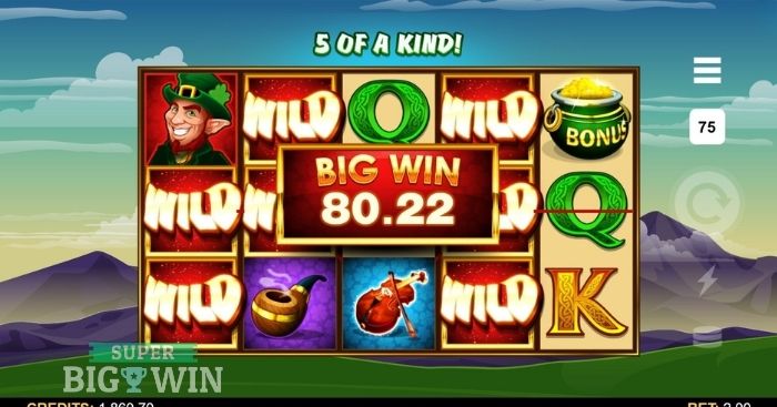 Winst met wilds - Lucky Leprechaun