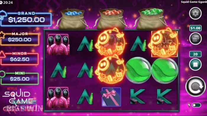 squid game gokkast