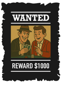 valsspelen in het casino met een medespeler