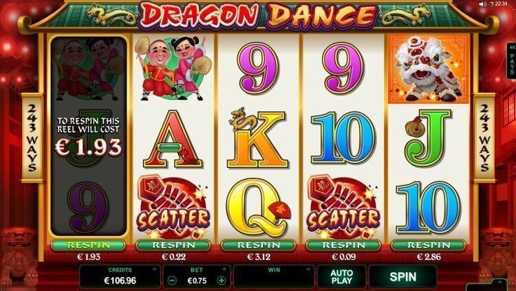 dragon-dance gokkast review microgaming respin