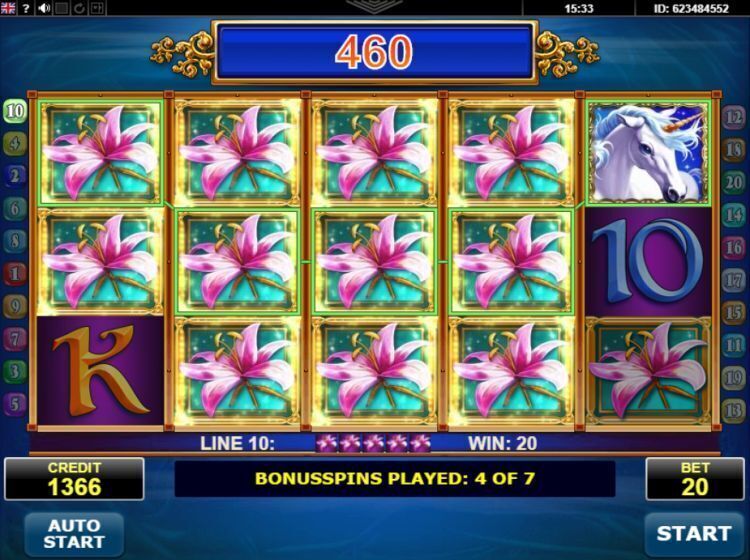 Royal Unicorn slot review amatic