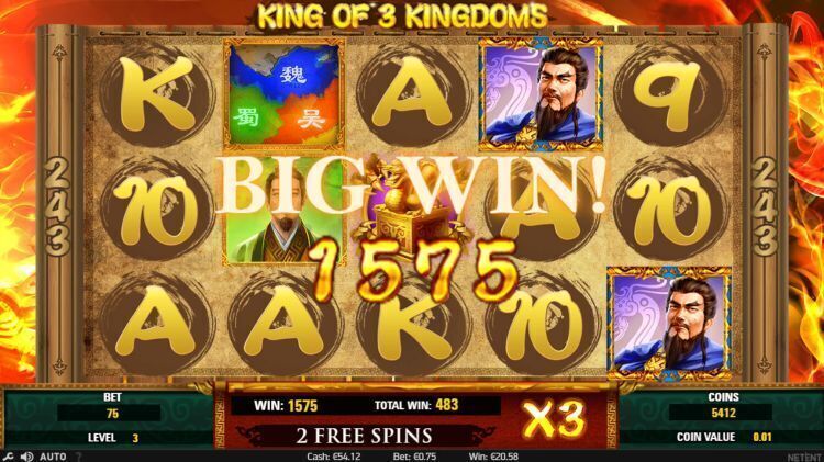 King of Kingdoms slot review bonus win