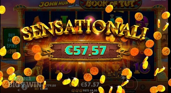 Book of tut big win