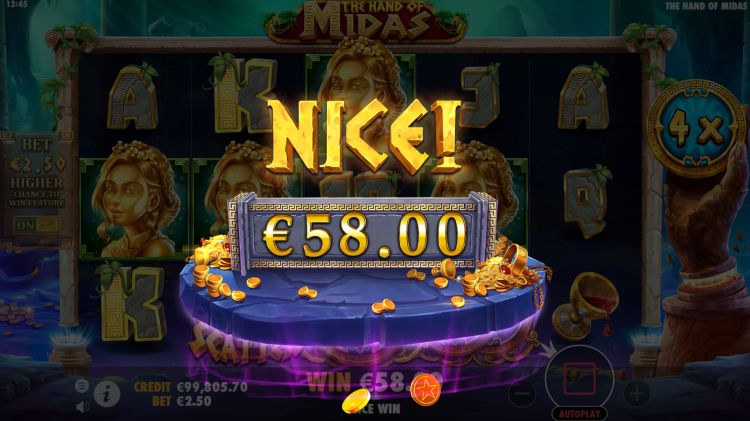 Midas Golden Touch - Thunderkick - Play Online and Win at Casino777