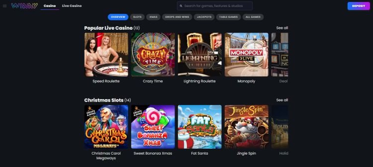 Winny casino review