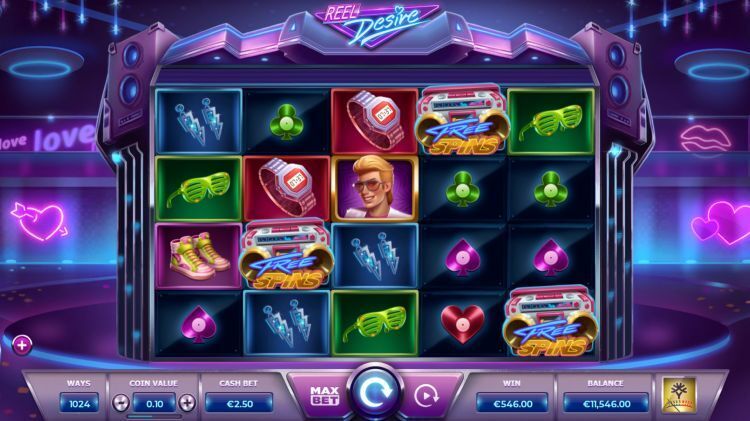 Reel Desire slot bonus trigger