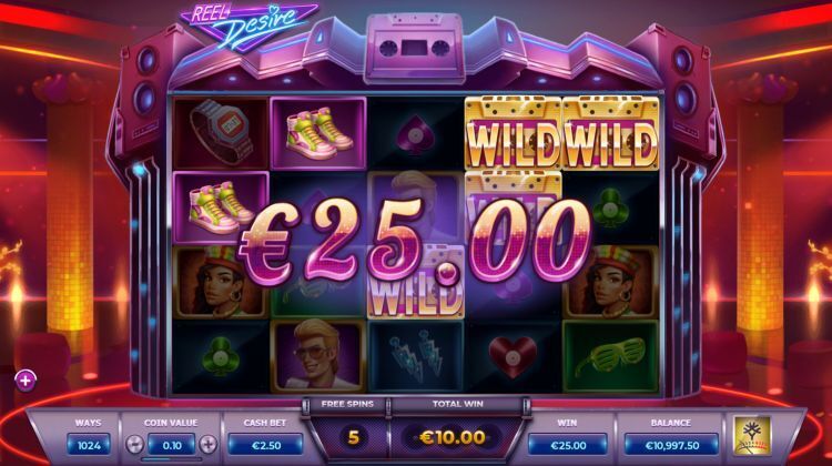 Reel Desire slot free spins win