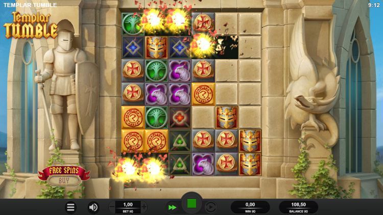 templar tumble slot review