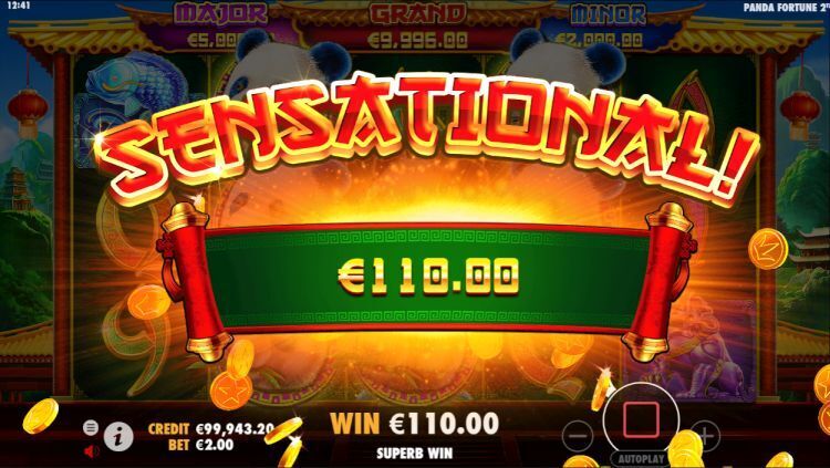 Panda's Fortune 2 slot big win