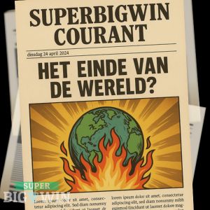 eind vd wereld weddenschap