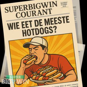 weddenschap hotdog eten