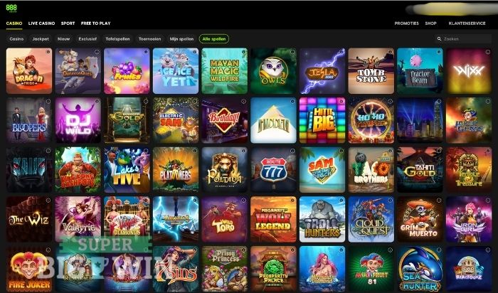 spelaanbod 888 Nederland