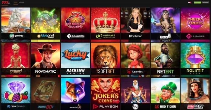 casino 777 aanbieders overzicht