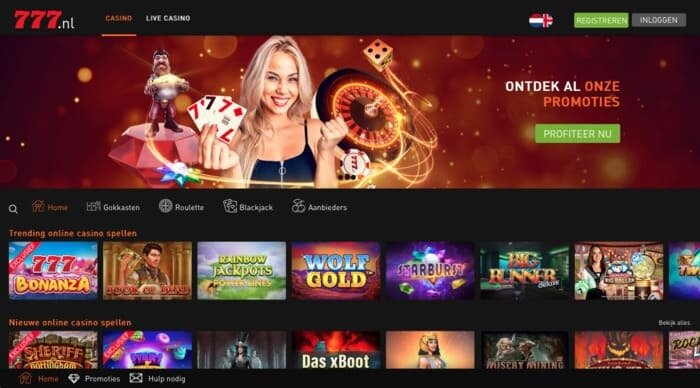 Casino 777 Nederland homepage