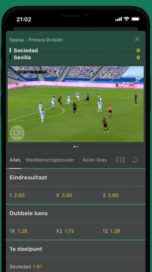 bet365 Nederland mobiele app voor sportweddenschappen