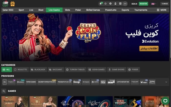 Betcart Live casino