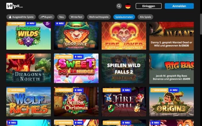 Hopa Casino Review