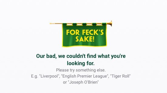 Bericht op de site van Paddy Power