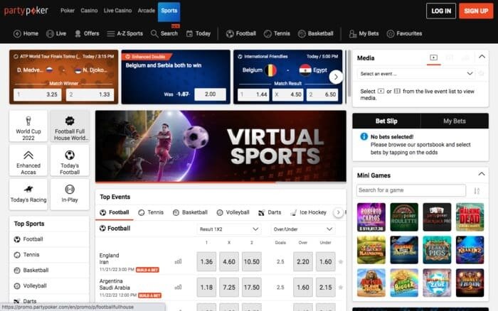 Partypoker sportsbook