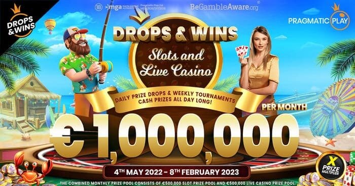 Banner van vernieuwde Drops & Wins Promotie Pragmatic Play